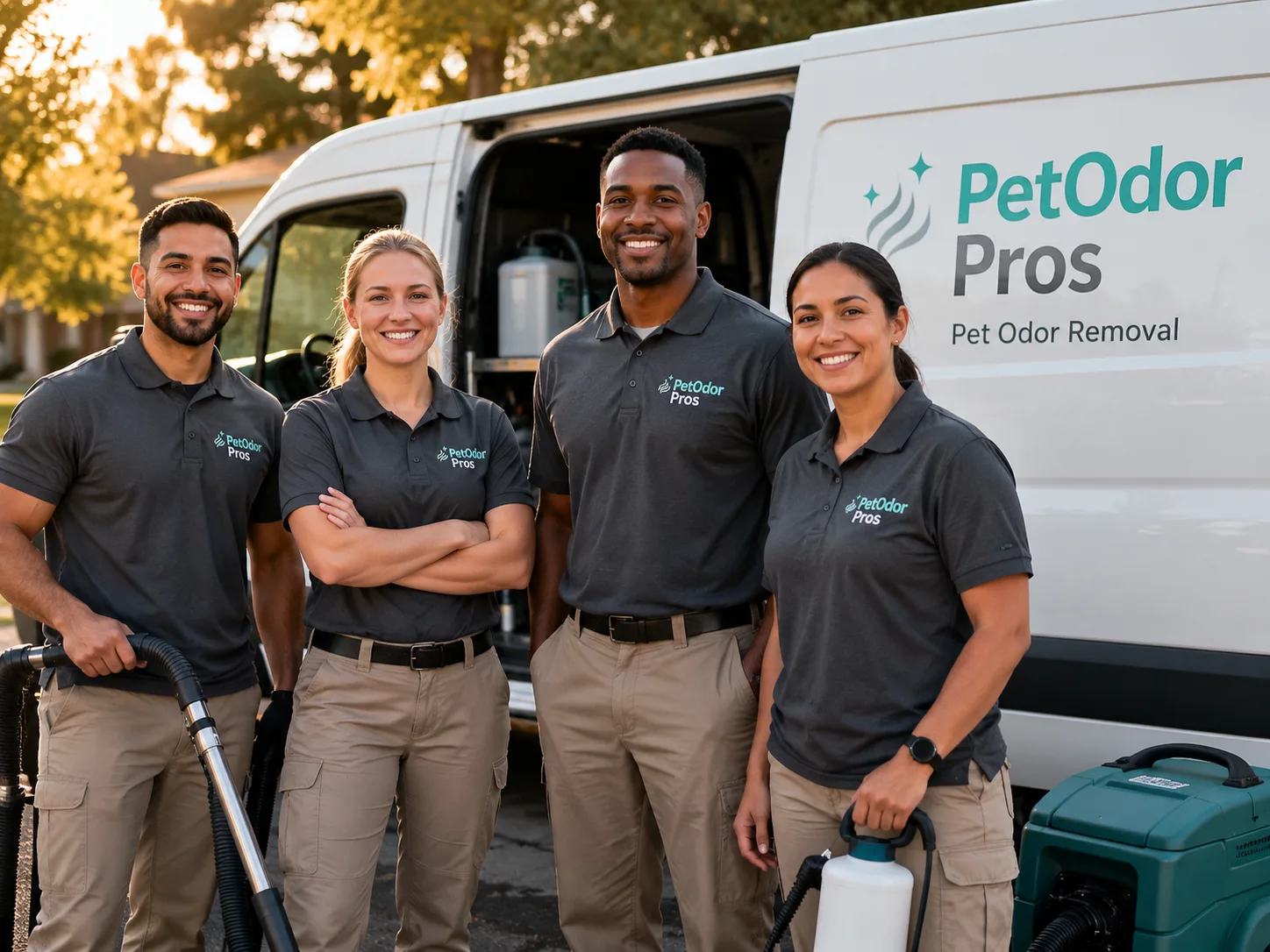 Pet Odor Removal team serving Burkett, TX